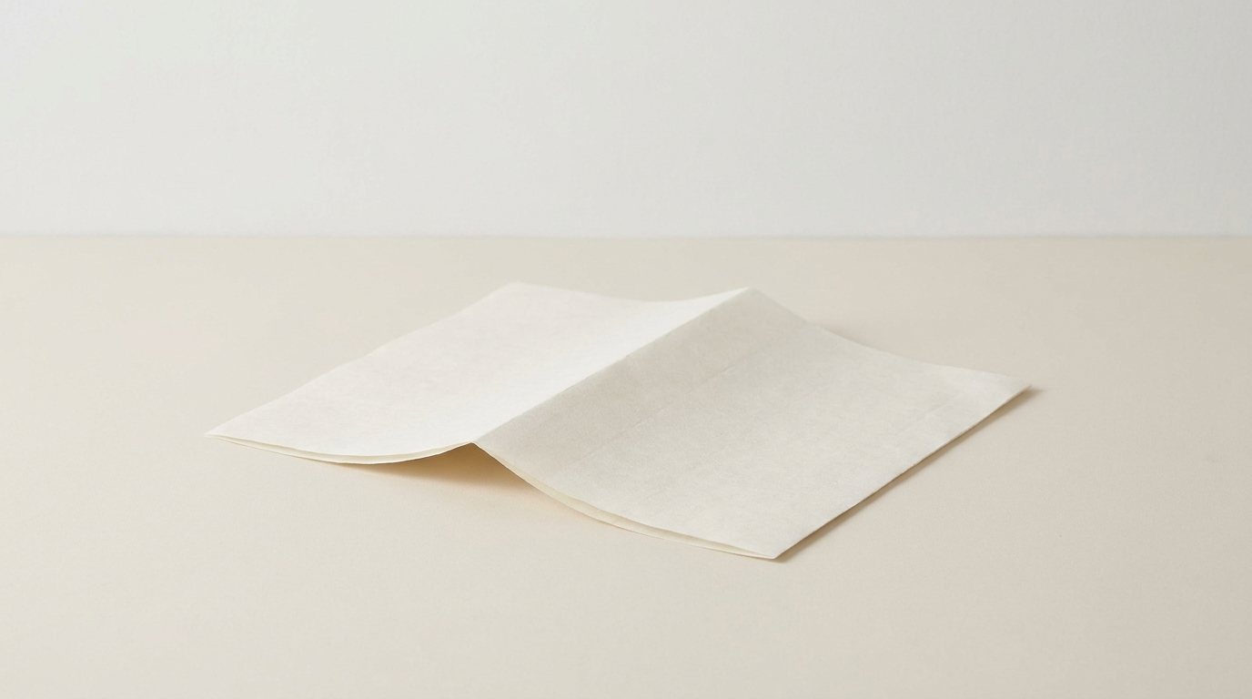 Folded rice paper